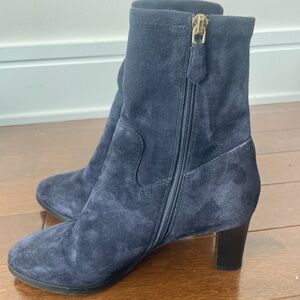 LK Bennett Navy Blue Suede Ankle Boots – Women’s 36 EU / US 6 – Made in Italy